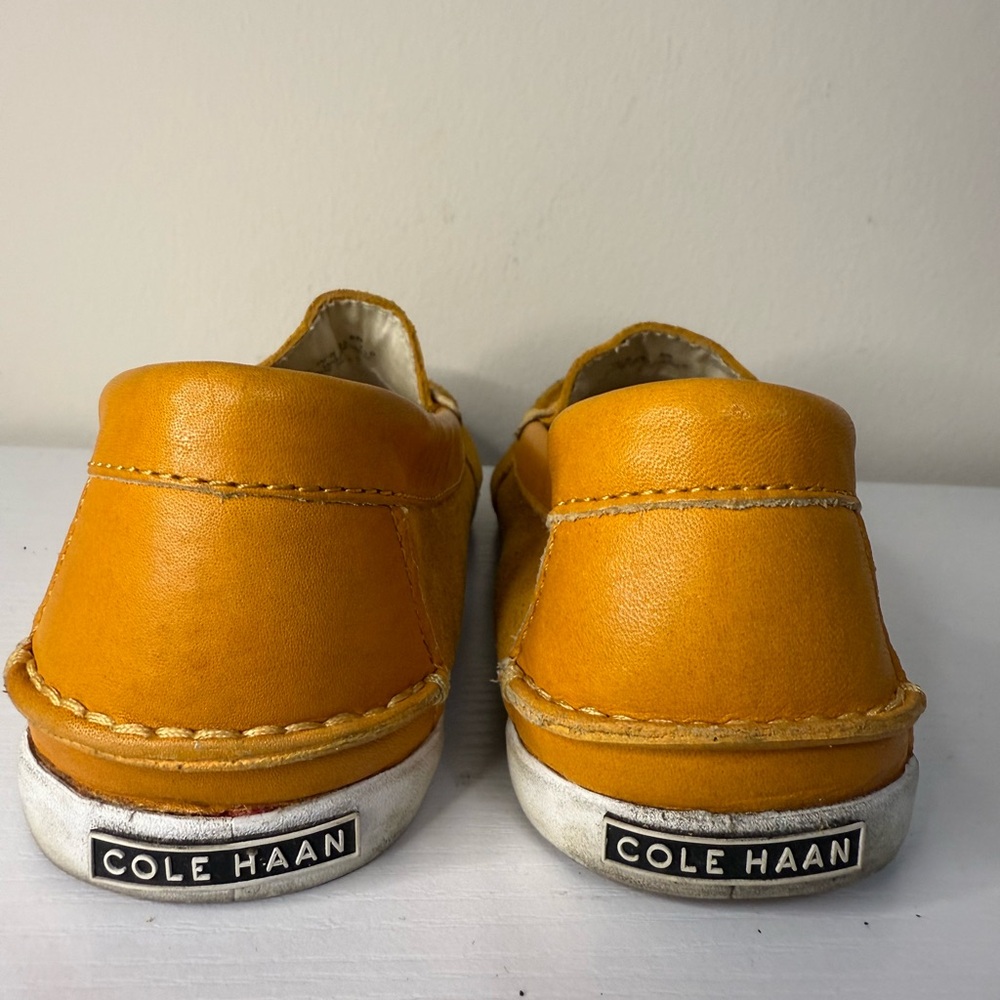 Cole Haan Mustard Yellow Loafers - Picture 3 of 7